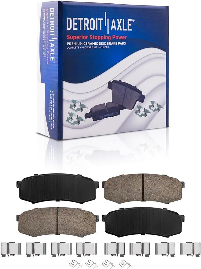 Rear Ceramic Brake Pad - P-606 x2