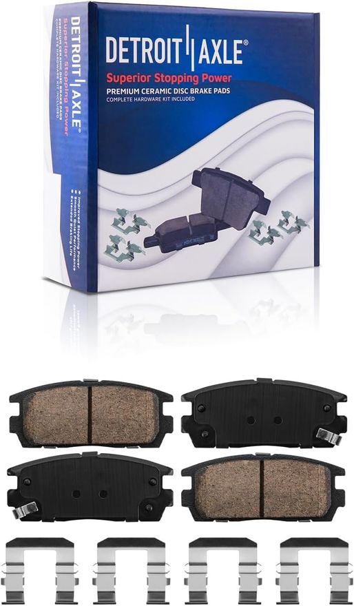 Rear Ceramic Brake Pad - P-1275 x2
