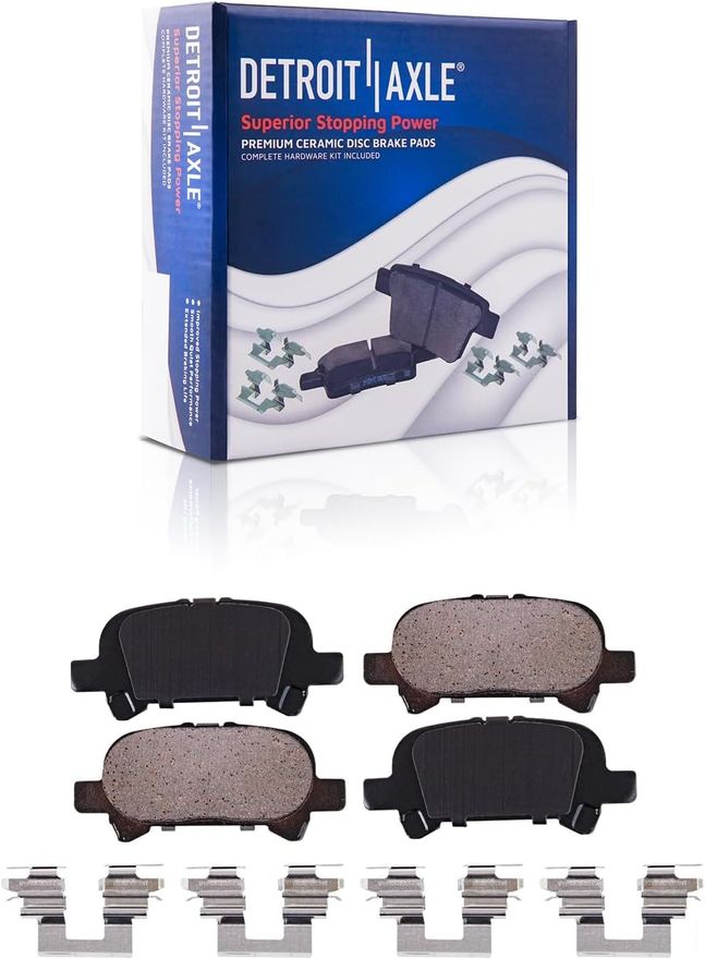 Rear Ceramic Brake Pad - P-828 x2