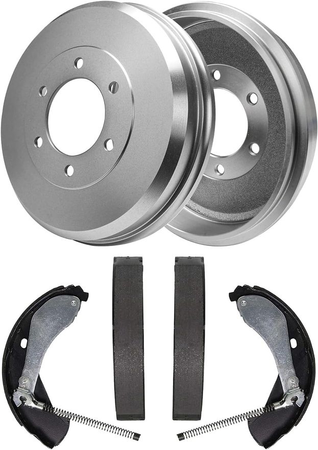 Main Image - Rear Brake Drums Shoes Kit