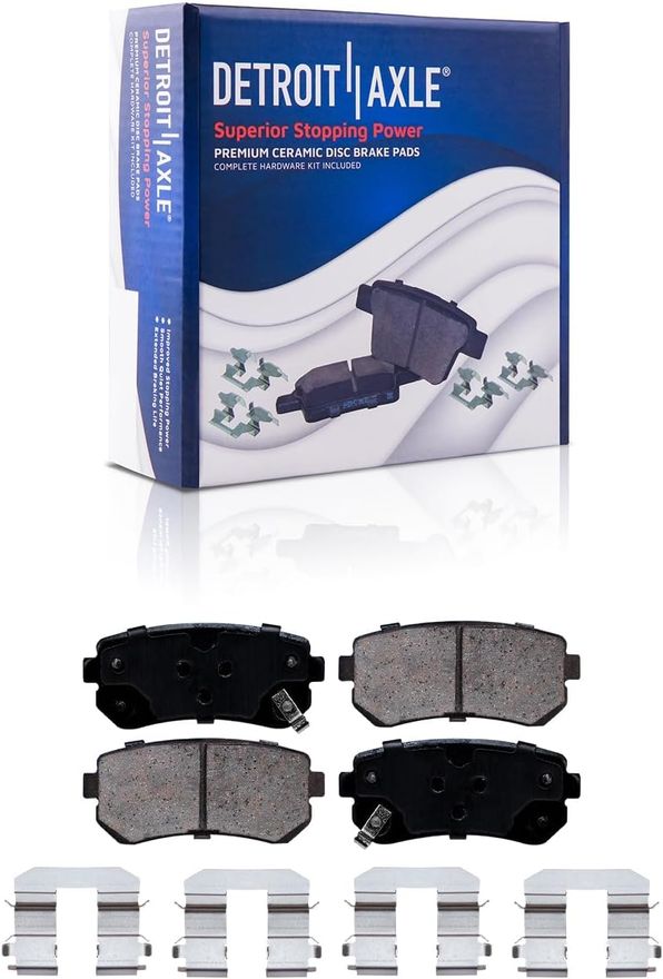 Rear Ceramic Brake Pad - P-1398 x2