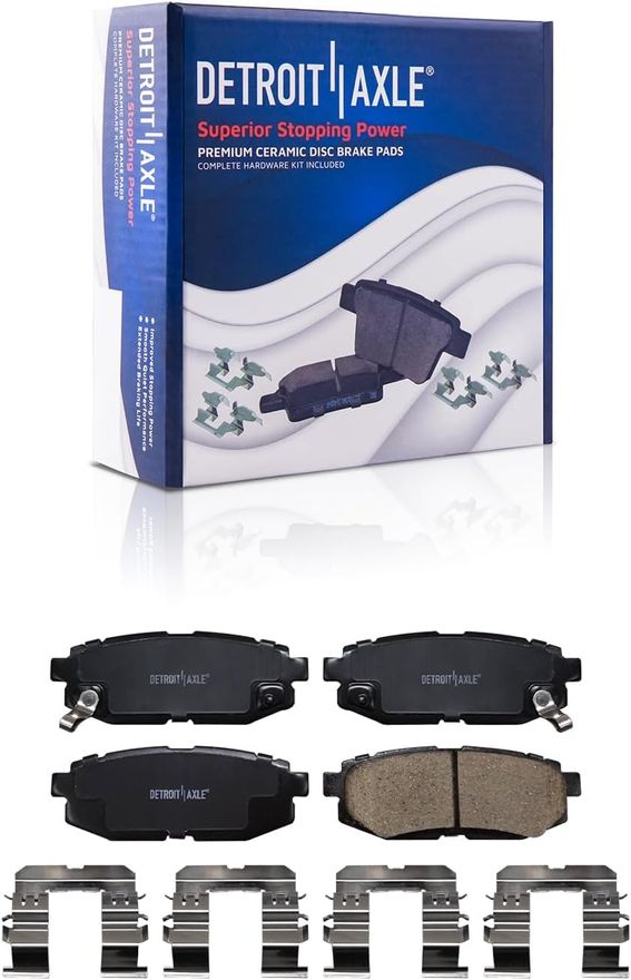 Rear Ceramic Brake Pad - P-1124 x2
