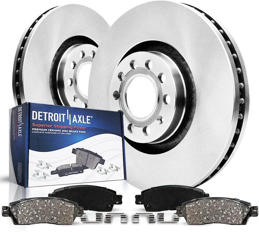 Main Image - Front Disc Rotors Brake Pads Kit