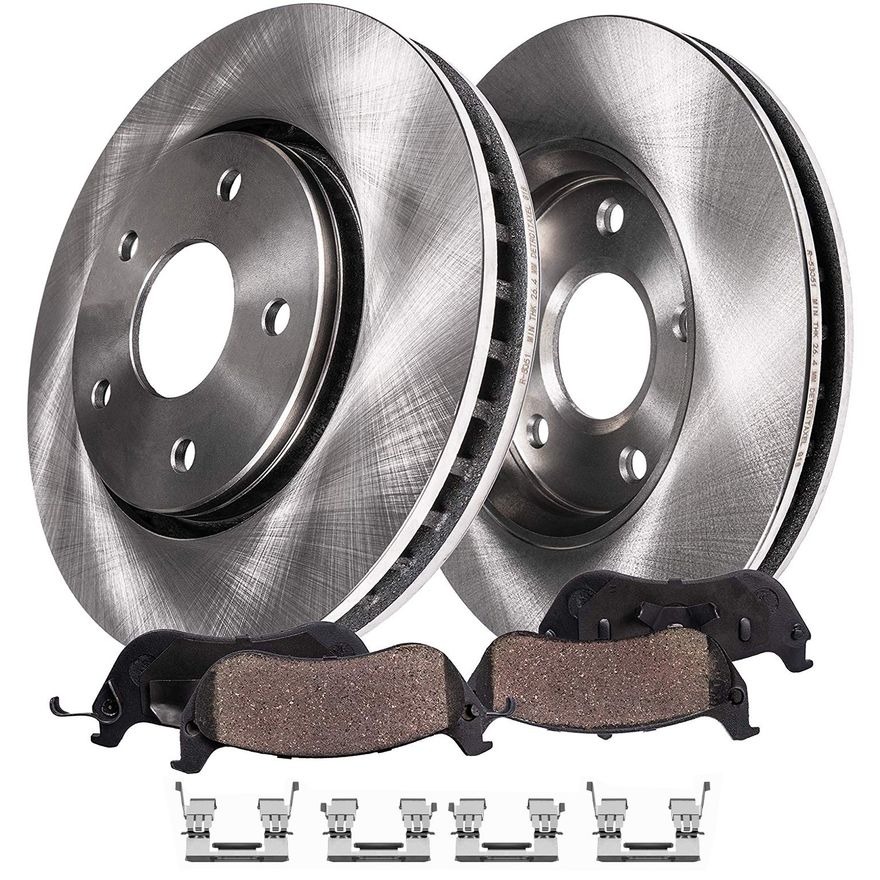 Main Image - Front Disc Rotors Brake Pads