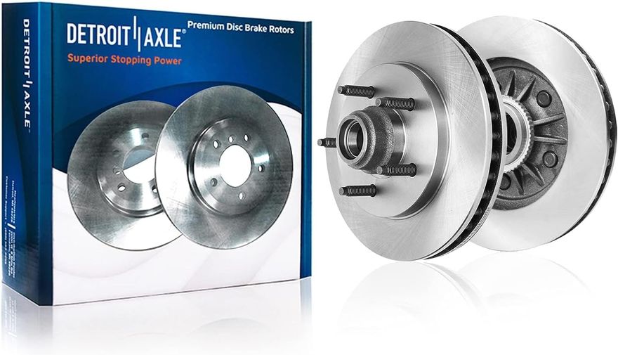 Rear Drilled Brake Rotor - R-54091 x2