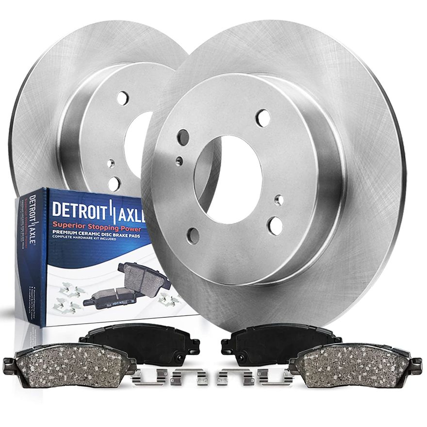 Main Image - Rear Disc Rotors Brake Pads
