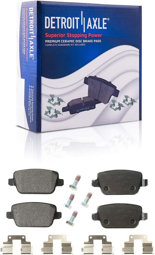 Rear Ceramic Brake Pads - P-1314 x2