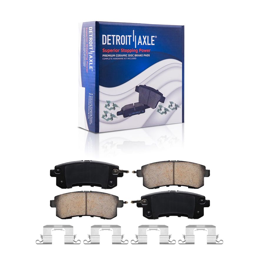 Rear Ceramic Brake Pads - P-1510 x2