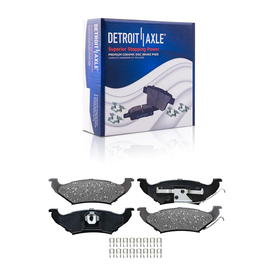Rear Ceramic Brake Pads - P-544 x2