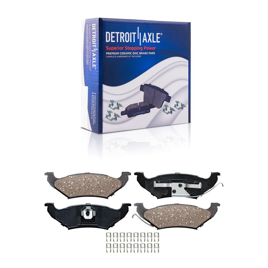 Rear Ceramic Brake Pads - P-544 x2