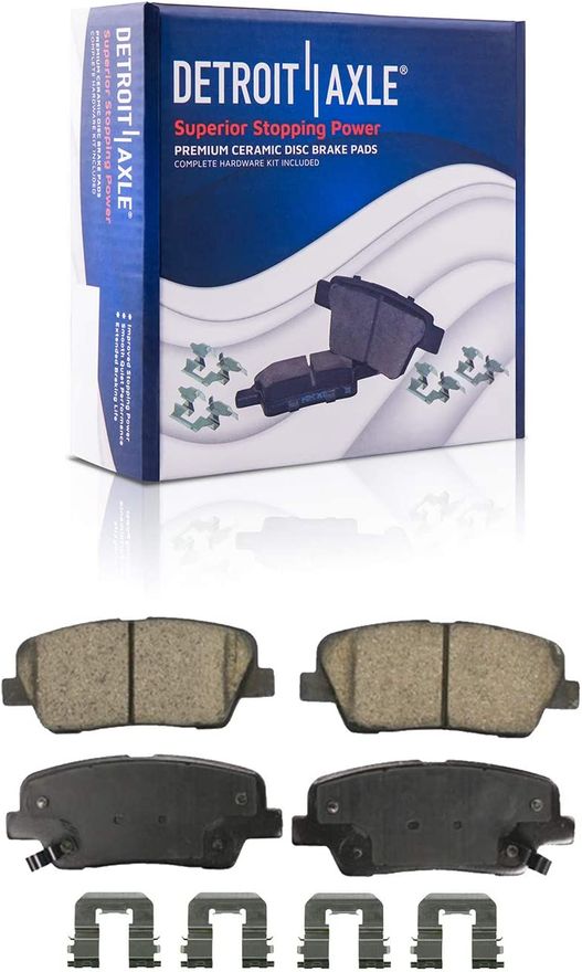 Rear Ceramic Brake Pads - P-1284 x2