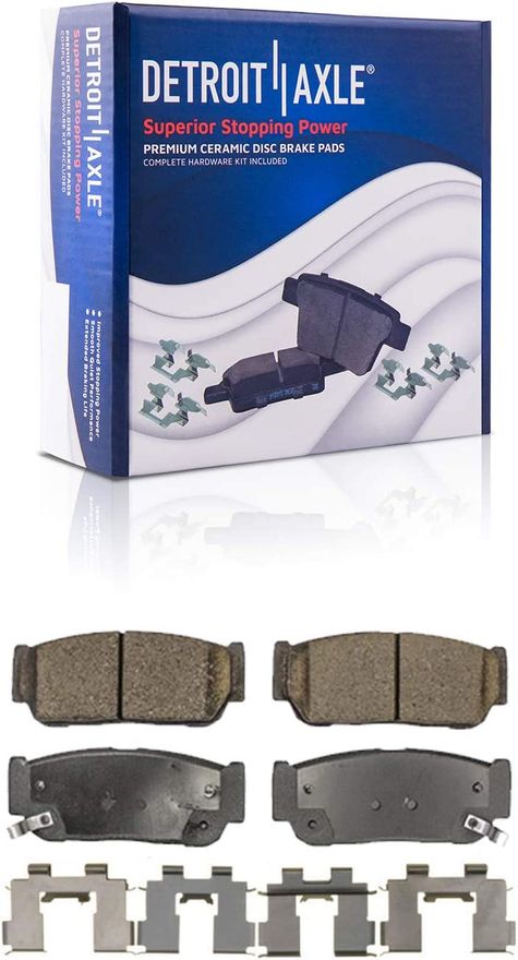 Rear Ceramic Brake Pads - P-954 x2