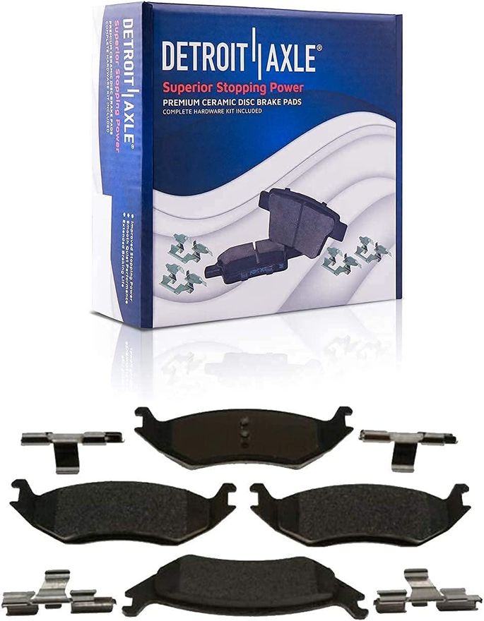 Rear Ceramic Brake Pad - P-967 x2