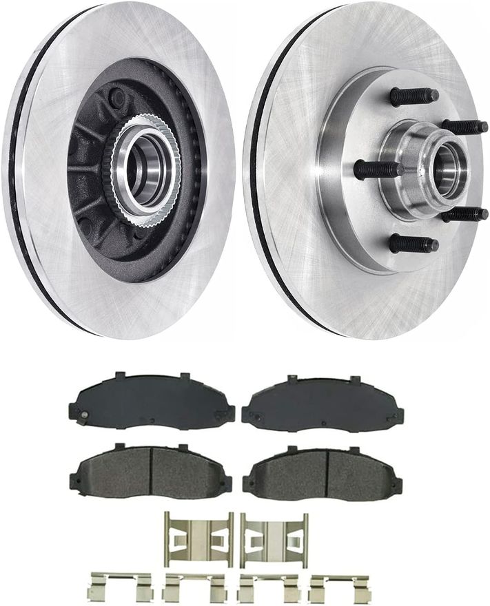 Main Image - Front Disc Rotors Brake Pads