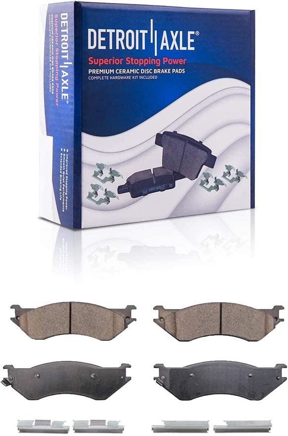 Rear Ceramic Brake Pad - P-702A x2