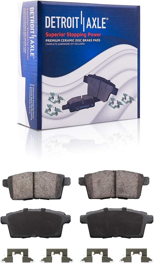 Rear Ceramic Brake Pads - P-1259 x2