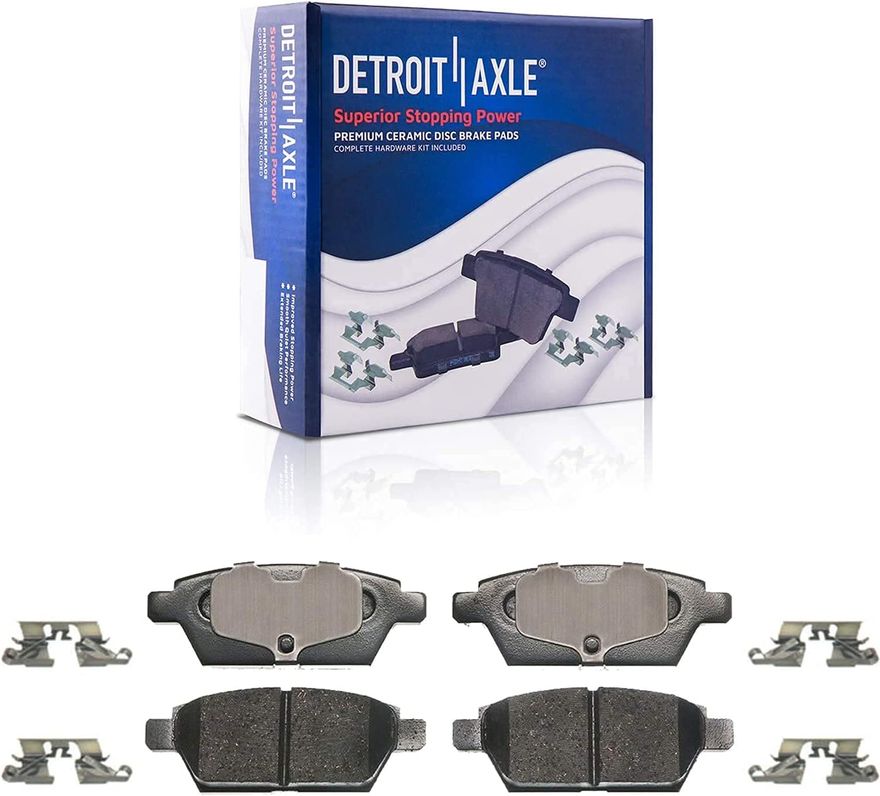 Rear Ceramic Brake Pads - P-1161 x2