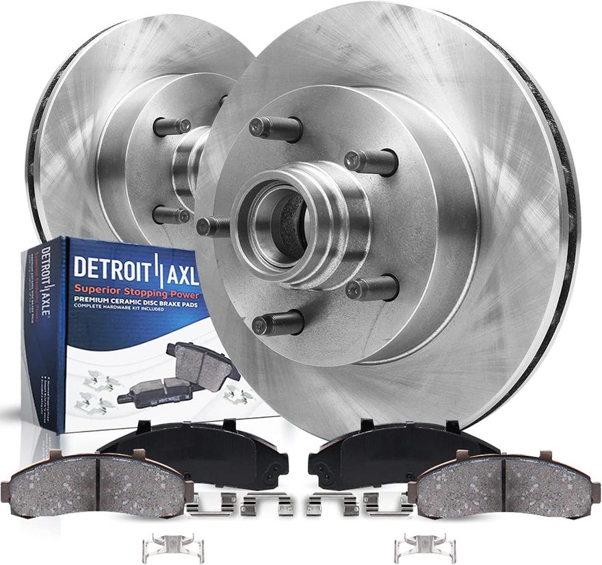 Main Image - Front Disc Rotors Brake Pads