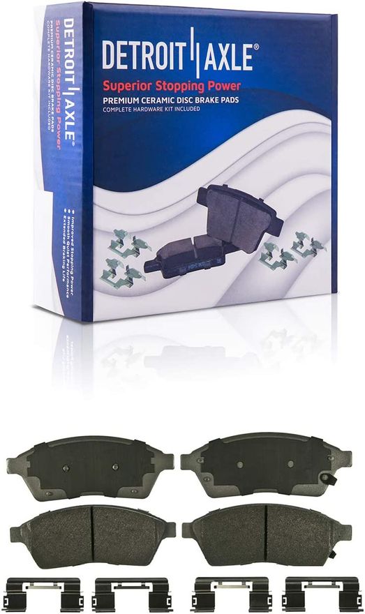 Front Ceramic Brake Pads - P-1422 x2