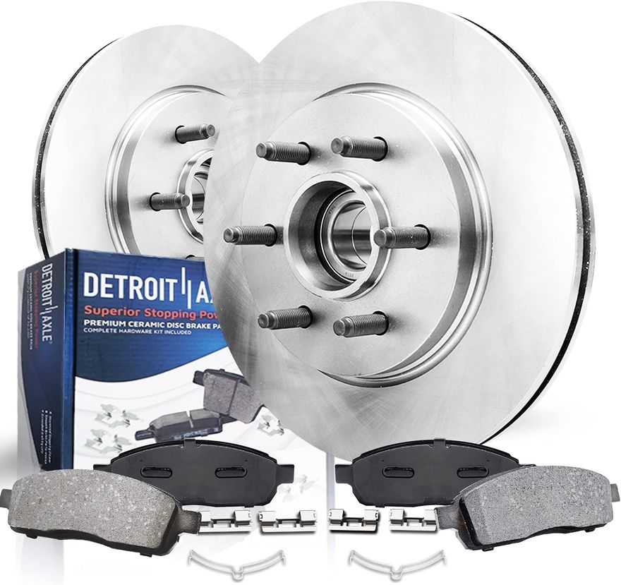 Main Image - Front Disc Rotors Brake Pads