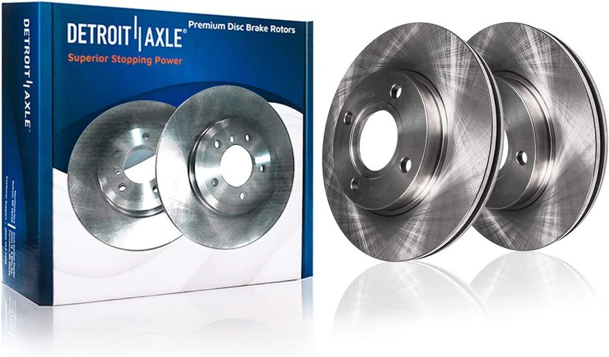 Front Disc Brake Rotors - R-31057 x2