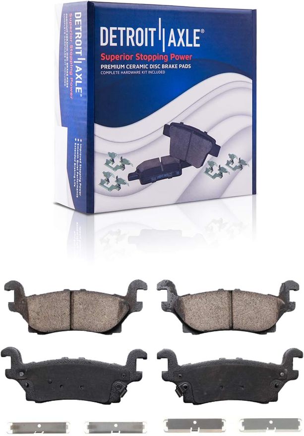 Rear Ceramic Brake Pads - P-1120 x2