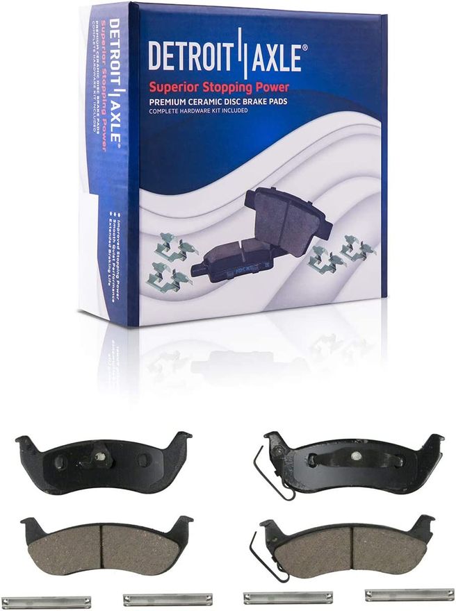 Rear Ceramic Brake Pads - P-932 x2