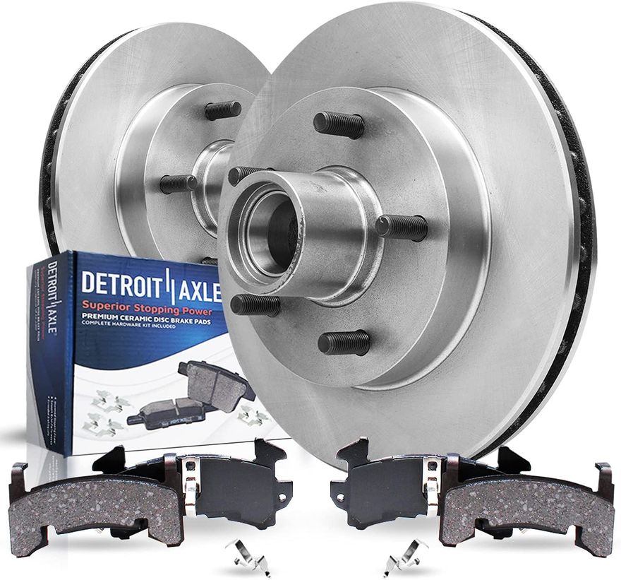 Main Image - Front Disc Rotors Brake Pads