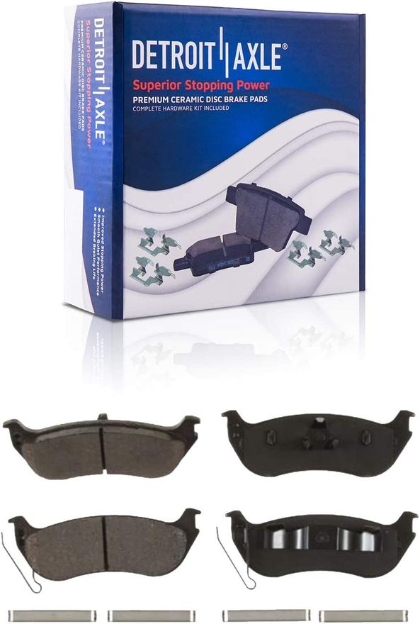 Rear Ceramic Brake Pads - P-1430 x2