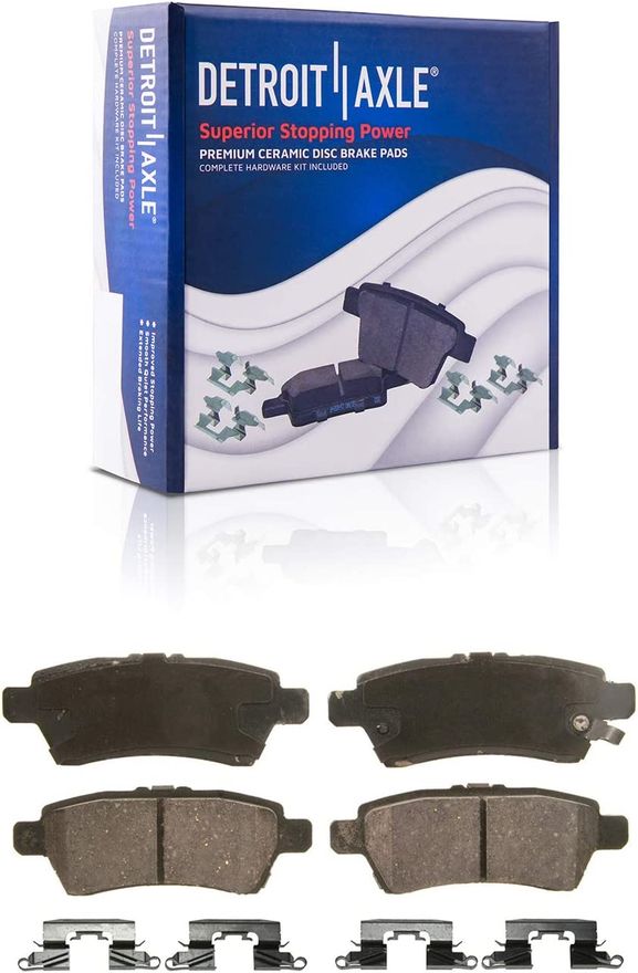 Rear Ceramic Brake Pad - P-1101 x2