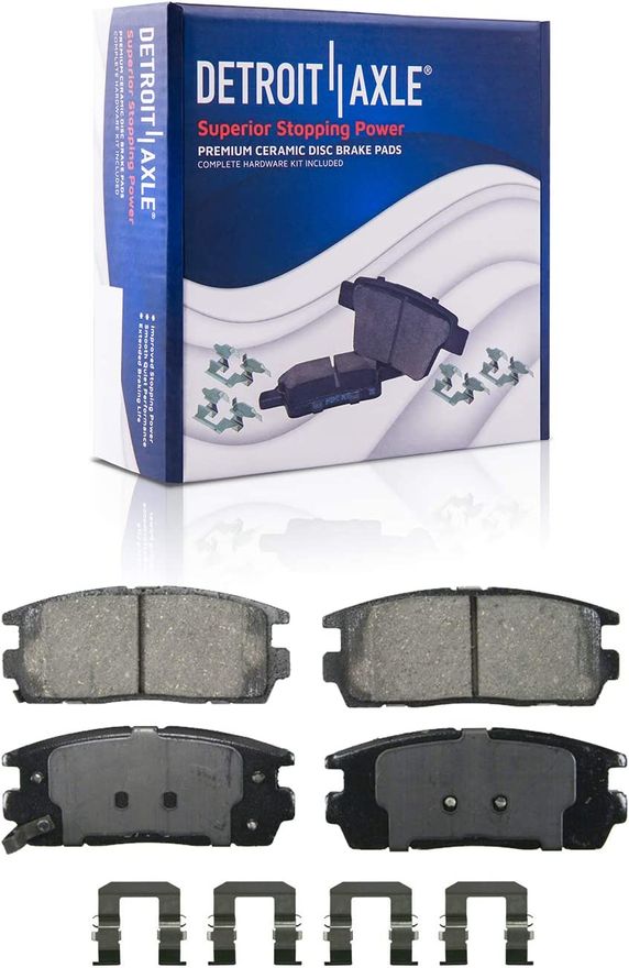 Rear Ceramic Brake Pads - P-1275 x2