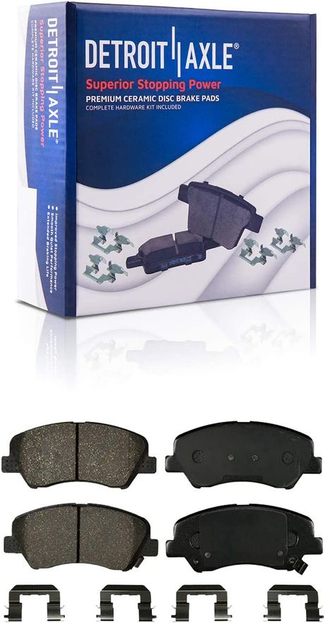 Front Ceramic Brake Pads - P-1593 x2