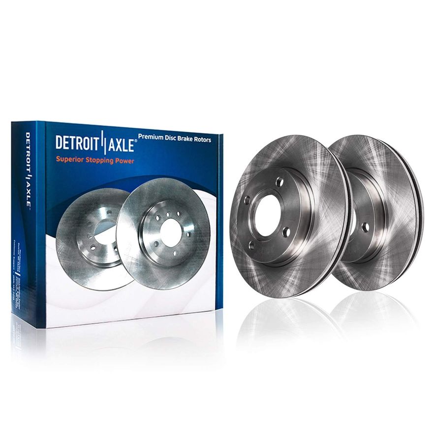 Front Disc Brake Rotors - R-31610 x2
