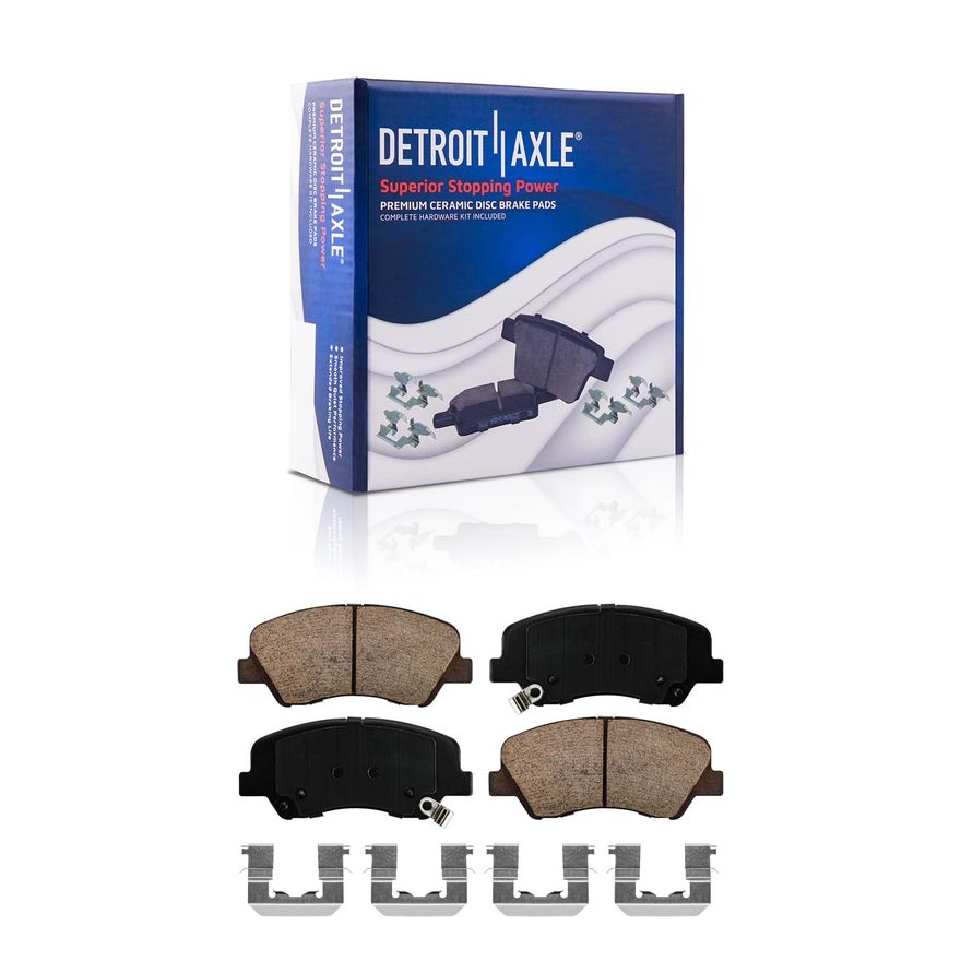 Front Ceramic Brake Pads - P-1593 x2