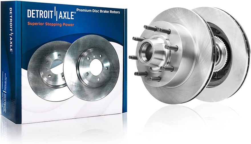 Front Disc Brake Rotors - R-54031 x2