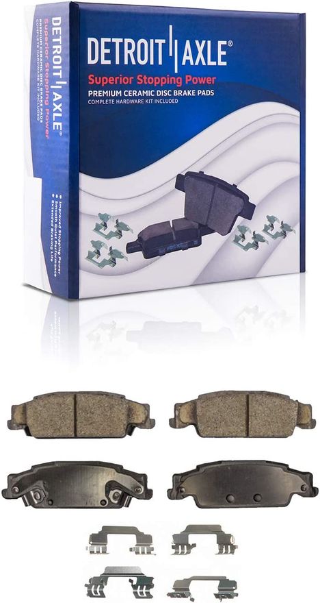 Rear Ceramic Brake Pads - P-922 x2