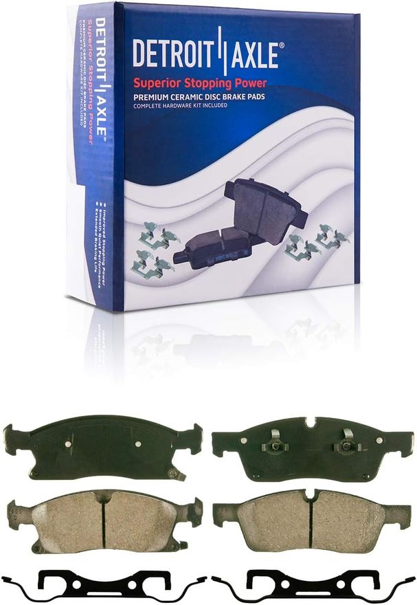 Front Ceramic Brake Pads - P-1455 x2