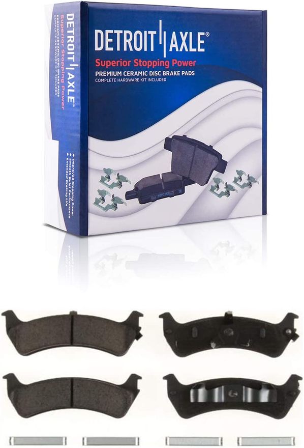 Rear Ceramic Brake Pads - P-667 x2