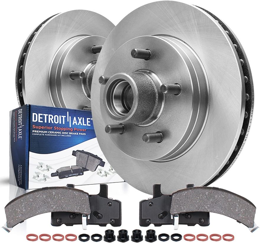 Main Image - Front Disc Rotors Brake Pads