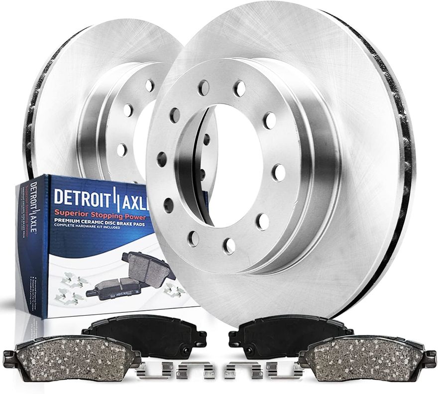 Main Image - Rear Disc Rotors Brake Pads