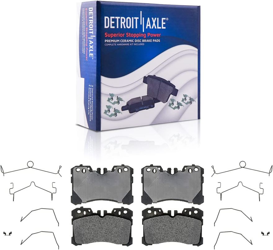 Front Ceramic Brake Pads - P-1282 x2