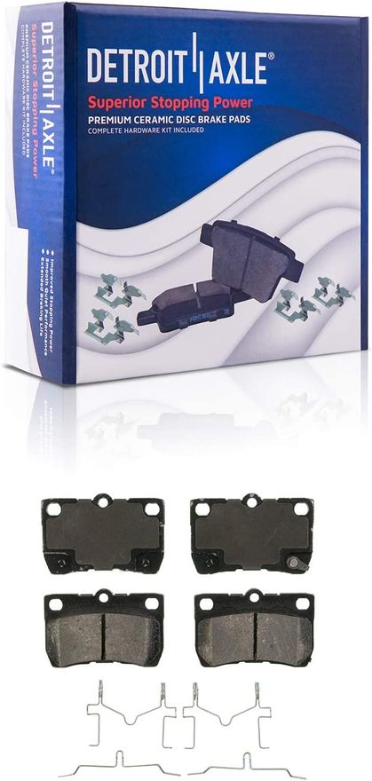 Rear Ceramic Brake Pads - P-1113 x2