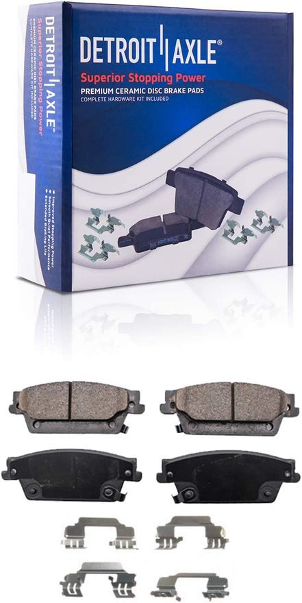 Rear Ceramic Brake Pads - P-1020 x2