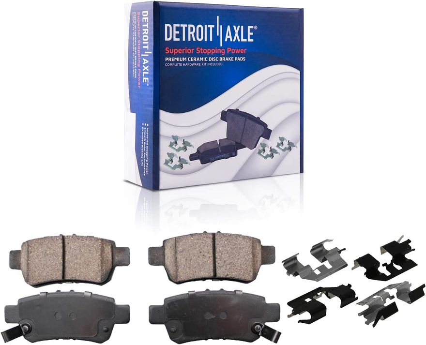 Rear Ceramic Brake Pads - P-1088 x2