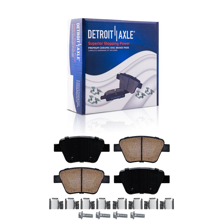 Rear Ceramic Brake Pads - P-1456 x2
