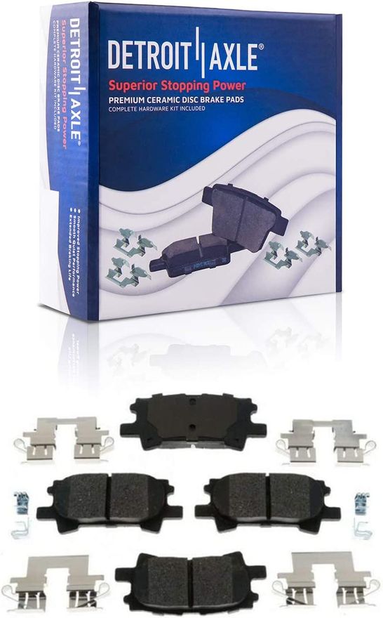 Rear Ceramic Brake Pad - P-996 x2