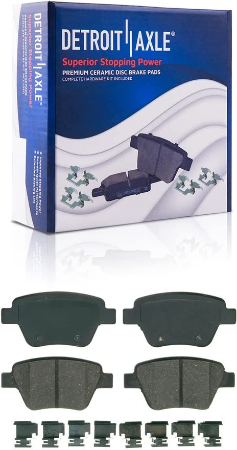 Rear Ceramic Brake Pad - P-1456 x2