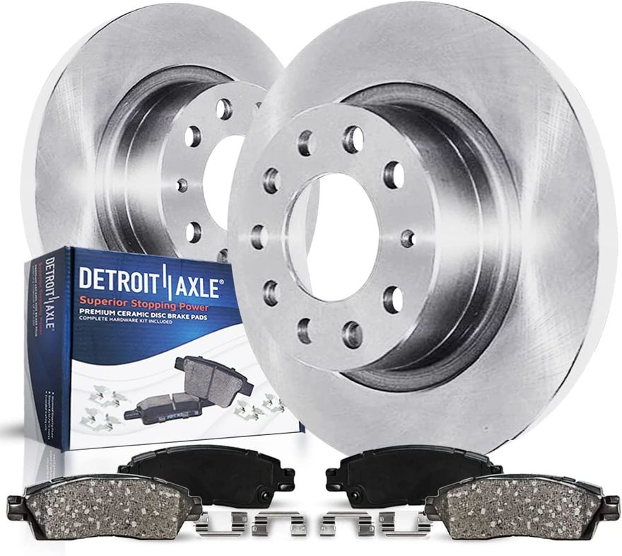 Main Image - Rear Disc Rotors Brake Pads