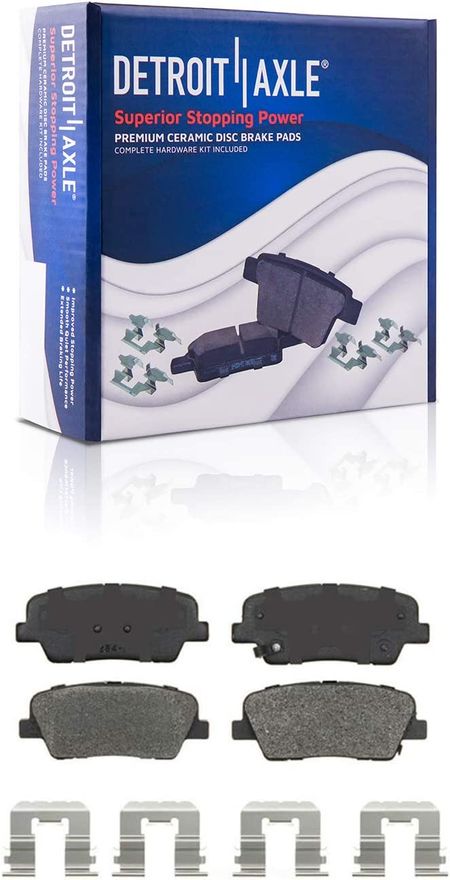 Rear Ceramic Brake Pad - P-1439 x2