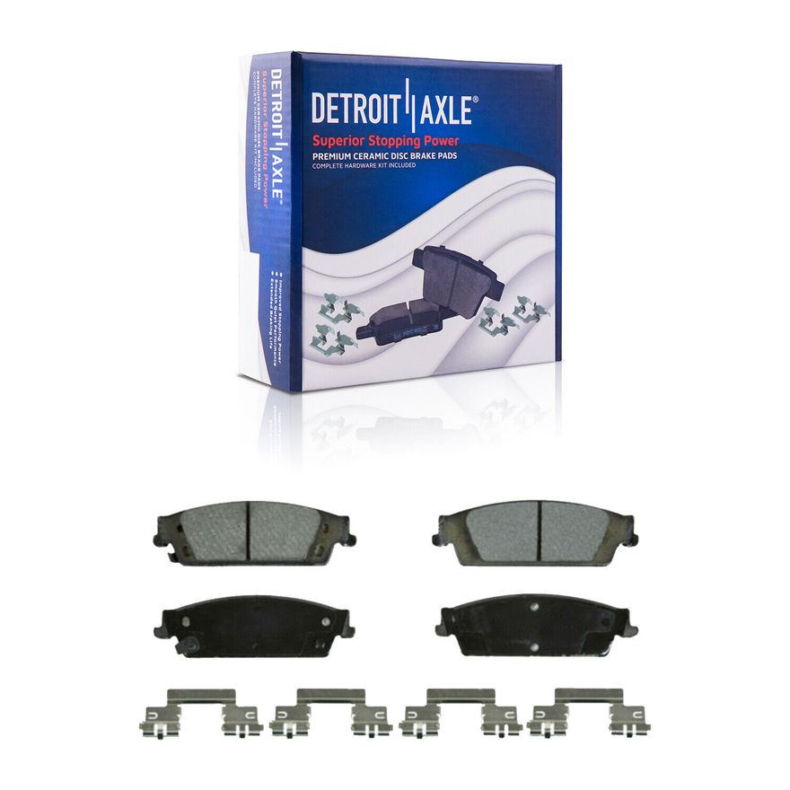 Rear Ceramic Brake Pads - P-1707 x2